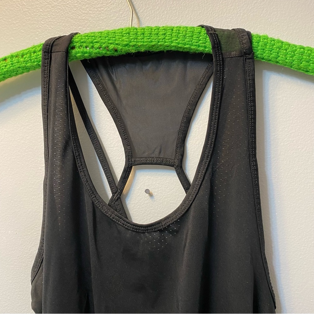 Black Racerback Work Out Tank Top Women’s Medium by Marika - Picture 4 of 6